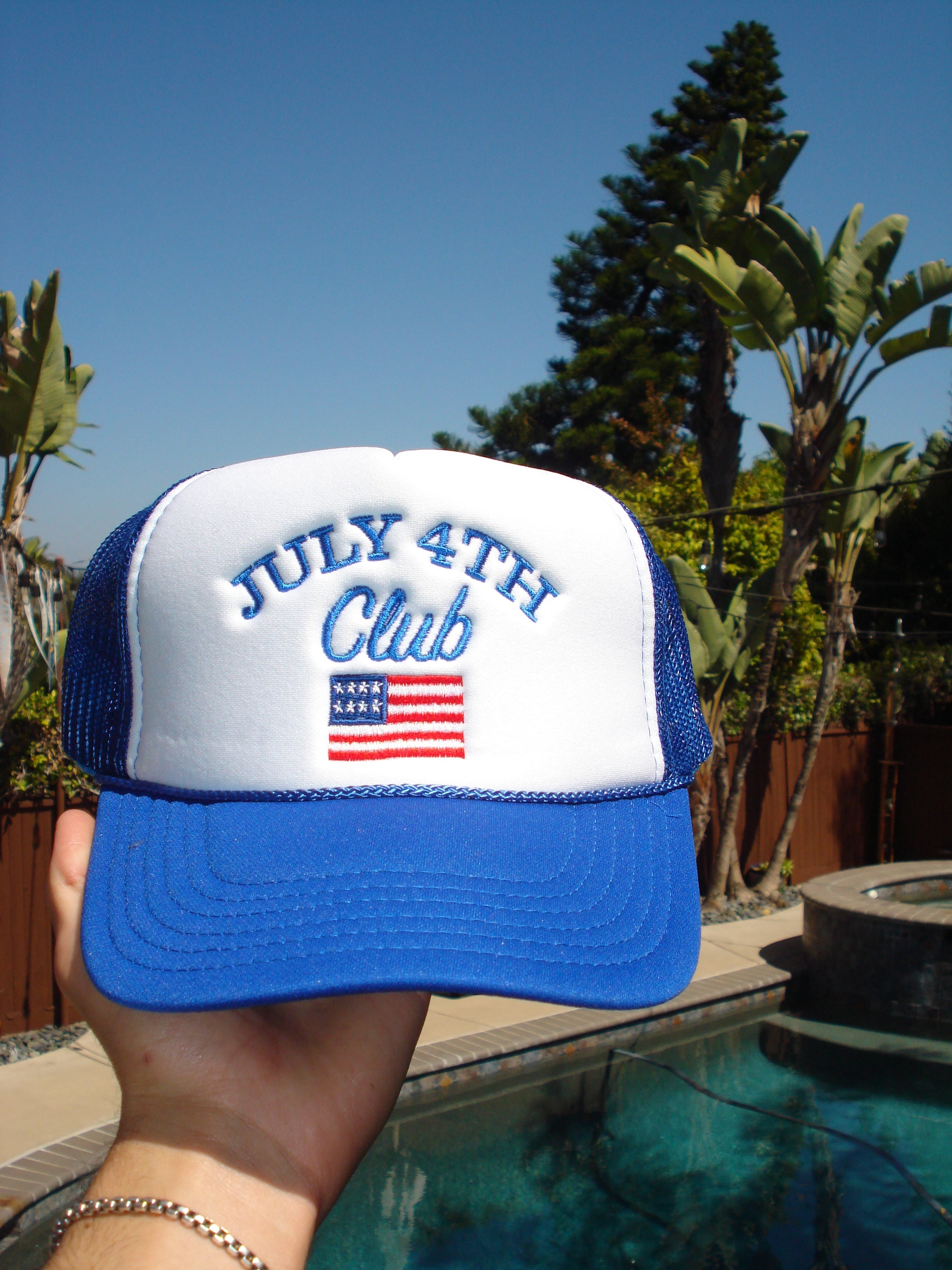 JULY 4TH CLUB HAT - FOAM BLUE