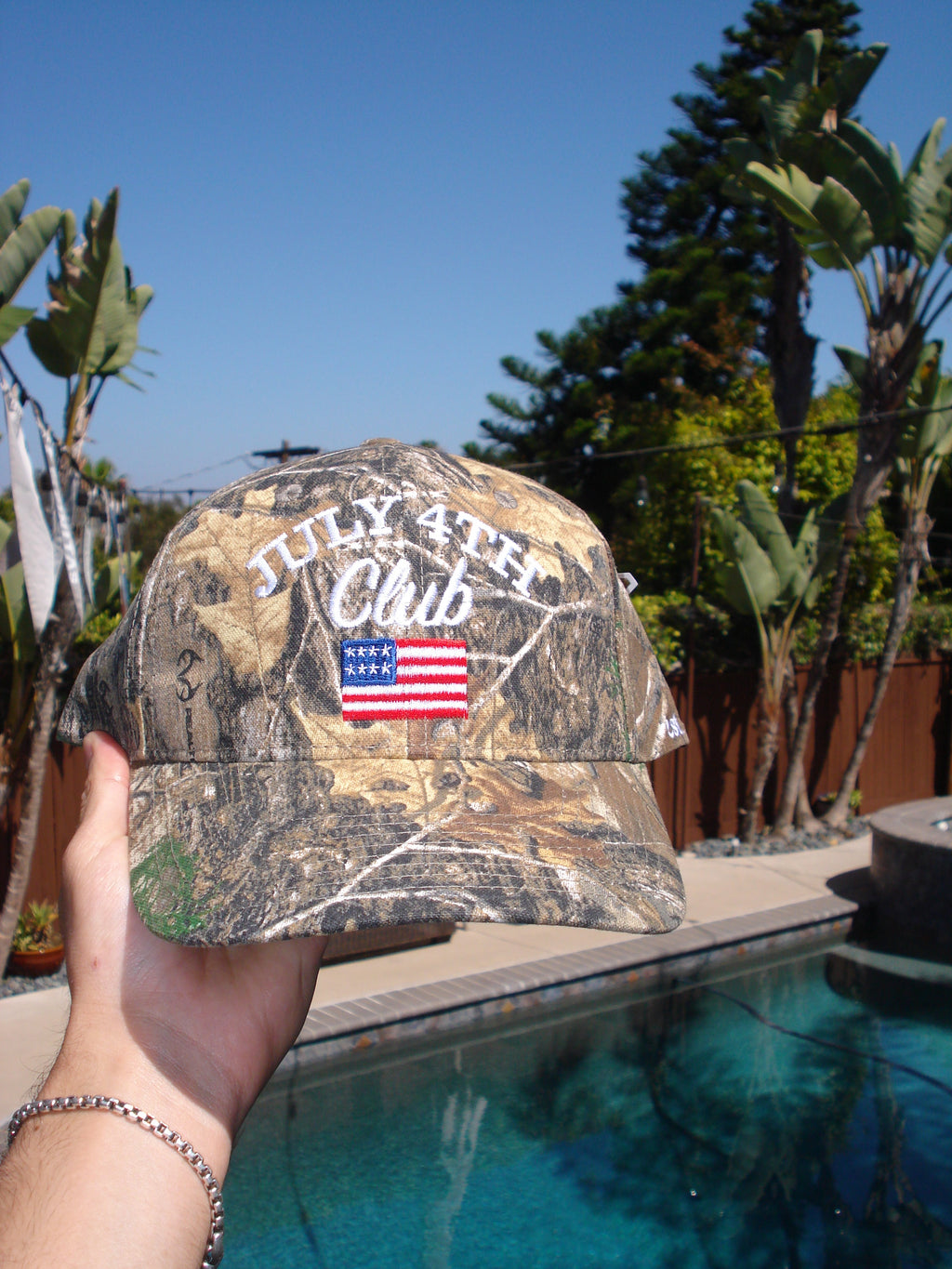 JULY 4TH CLUB HAT - REAL TREE CAMO
