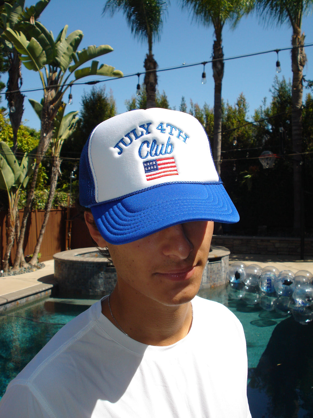 JULY 4TH CLUB HAT - FOAM BLUE