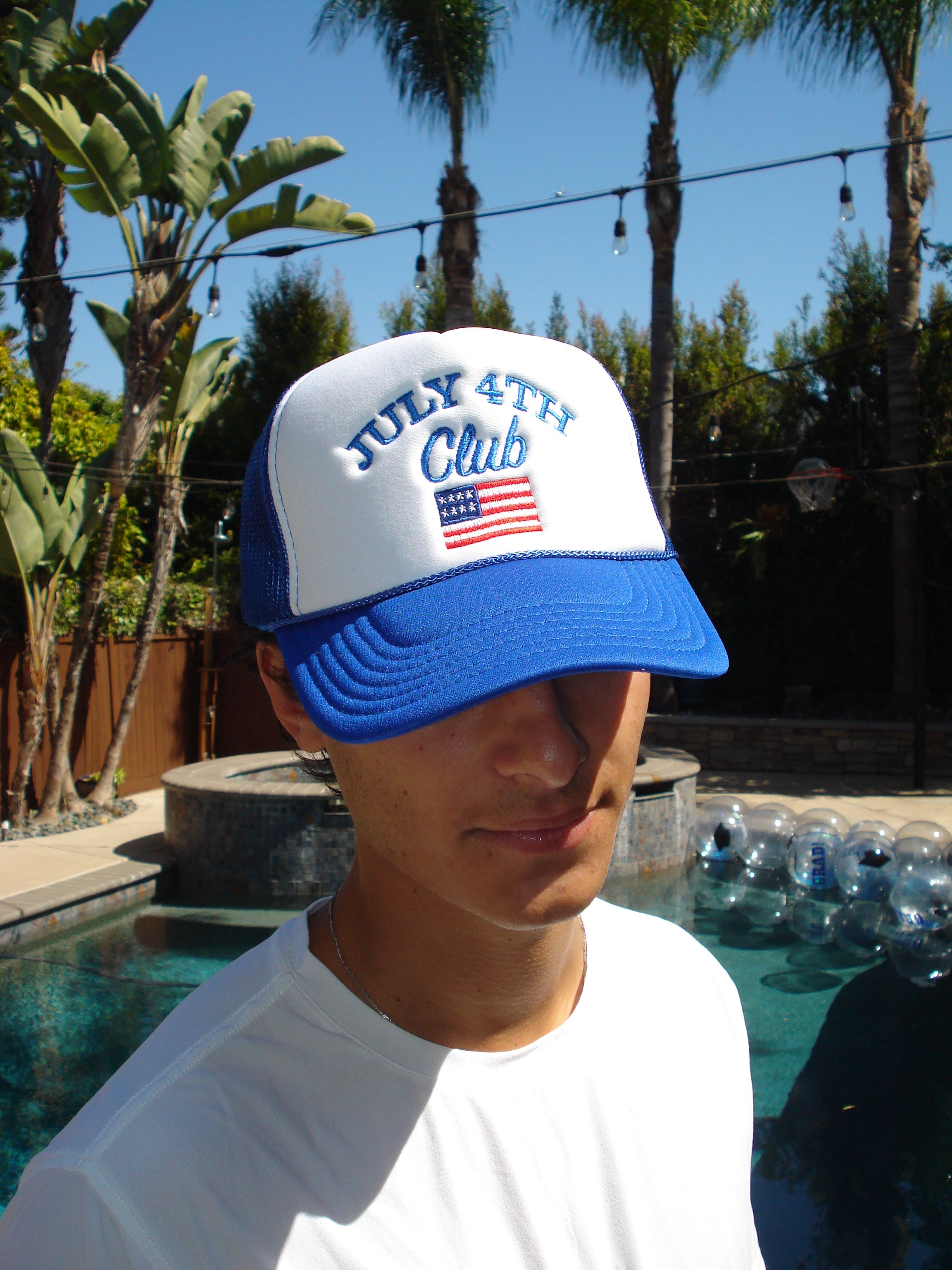 JULY 4TH CLUB HAT - FOAM BLUE